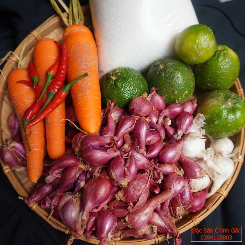 hướng dẫn cách làm đồ chua